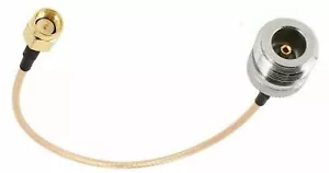Tipo N Enchufe Hembra A SMA Macho Conector 30cm Adaptador Antena RG316 Cable GB - Imagen 1 de 2