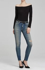 Pantalones de mezclilla Citizens of Humanity - Rocket High Rise ajustados - Break Em en - Talla 25 - Nuevos - Imagen 1 de 7