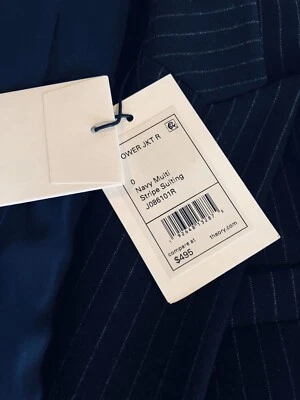 Pantalón ajustado clásico Theory azul marino talla 4 nuevo con etiquetas Foto 1 de 3