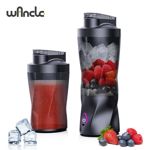 Electric Portable Juicer Fresh Fruit Mixer 700ML Multifunctional USB Rechargeabl - Picture 1 of 12