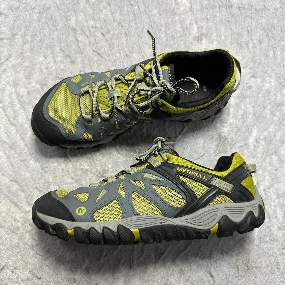 Туфли туристические Merrell All Out Blaze Aero спортивные зеленые серые женские размер США 9,5 - Изображение 1 из 4