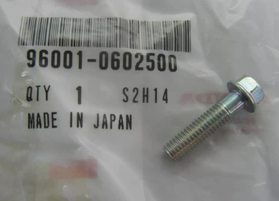 NOS Honda Flange Bolt CB70 CB125 CB250 CB750 CB1000 96001-0602500 QTY-2 - Image 1 of 4