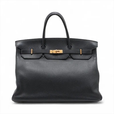 Accesorios de metal Hermès Birkin 40 Le Tournay Togo negro dorado □L: 2008 Foto 1 de 4