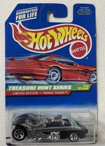 HOT WHEELS 1998 TREASURE HUNT SERIES TWANG THANG #1 OF 12 Card Is Worn - Imagen 1 de 4
