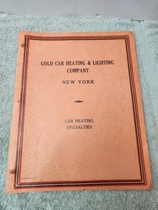 Gold Car Heating & Lighting Company TraiCar Heating Specialties Book Locomotive - Picture 1 of 22