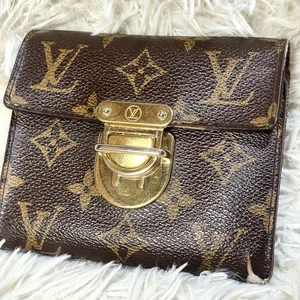 Louis Vuitton Portefeuille Koala Monogram Tri-fold Wallet Gold Hardware Women's - Picture 1 of 9