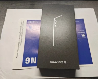 New & Sealed Samsung Galaxy S25 FE Black 128GB  Unlocked SM-S731B/DS - Image 1 of 3