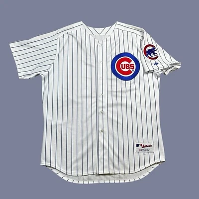 Camiseta de colección majestuosa Sammy Sosa Chicago Cubs #21 MLB cosida años 90 adulto 52 Foto 1 de 4
