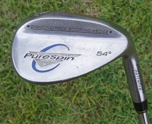 PURESPIN 54º DIAMOND FACE SCORING A2 APPROACH WEDGE WITH TUNGSTEN SOLE - Picture 1 of 7