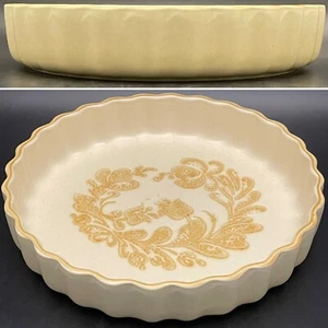 Pflatzgraff Cottage Quiche/Pie Plate Open Baker Quiche 9 233 Made in USA 9"dia - Picture 1 of 7