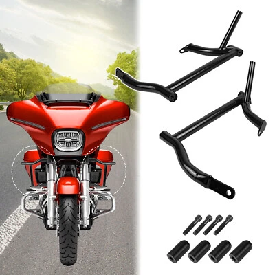Saddlebags Guards Crash Rails Bars for Harley Touring CVO Road Glide 2009-2024 Foto 1 de 4