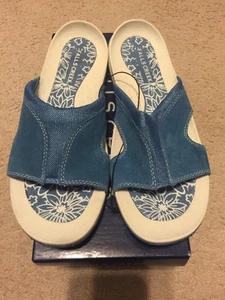 Sanderas para mujer Falls Creek Madison III azules talla 10M # W785 - Imagen 1 de 3