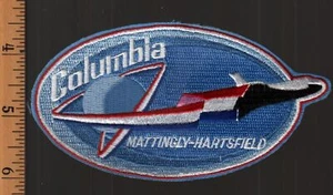 Columbia STS-4 1982 transbordador espacial parche bordado Mattingly Hartsfield (A11 - Imagen 1 de 1