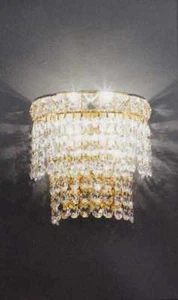 Applique in cristallo oro a 2 luci coll. Voltolina Settat - Picture 1 of 1