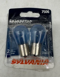 SYLVANIA - 7506 SilverStar Mini Bulb - Brighter & Whiter Light, Contains 2 Bulbs - Picture 1 of 3