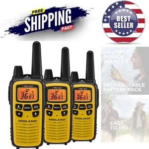 36 Channel Two-Way Radio Long Range Walkie Talkie NOAA Weather Alert 3-Pack - Zdjęcie 1 z 10