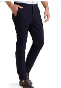 Mott & Bow The Twill Chino Charles Men's Size 36 Navy Blue - Picture 1 of 9
