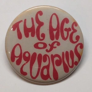 Age Of Aquarius Advertising Pocket Mirror 1960s Style - Picture 1 of 2