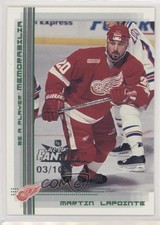 2000-01 ITG Be A Player Memorabilia Emerald All-Star Fantasy /10 Martin Lapointe