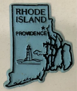 Imán azul claro Providence Rhode Island - Imagen 1 de 5