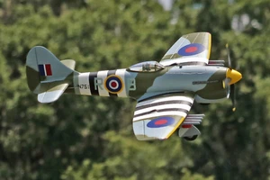 RC Airplane Aircraft Warbird Fighter Skynetic Tempest 800mm 31.4" Wingspan PNP - Picture 1 of 5