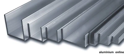 ALUMINIUM CHANNEL U  C PROFILE 64mm 76mm 89mm 101mm 127mm 152mm  5000mm 5 meter  - Image 1 of 4