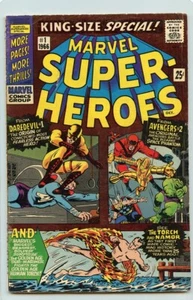 MARVEL SUPER-HEROES #1 (1966) AVENGERS #2 ORIGIN DAREDEVIL 1° TORCIA/SUBMARINER - Foto 1 di 23