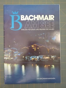 Travel Brochure Germany Hotel Bachmair Am See Vintage German Language - Picture 1 of 6