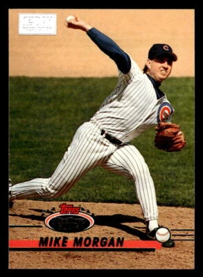 1993 Stadium Club #285 Mike Morgan 1st Day Production - Image 1 of 2