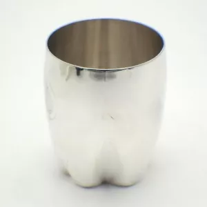 Cartier Tumbler Cup Sterling Silver Baby Panther Engraving Greggio Rino - Picture 1 of 5