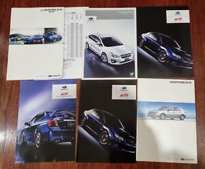 RARE JDM Subaru Impreza WRX Brochure Catalogs Pack 4