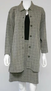 LIZ CLAIBORNE SCHWARZ-CREME DAMEN ROCK & BLAZER GRÖSSE MEDIUM - A6/12 - Bild 1 von 6