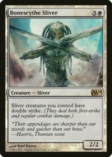 1X Bonescythe Sliver Promos Spanish FOIL NM/EX MTG CARD