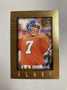 1996 Fleer Ultra Sensations - Gold Parallel John Elway HOF Denver Broncos NFL - Picture 1 of 2
