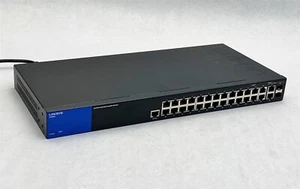 Linksys LGS528 Business 28-Port Managed Gigabit Ethernet Network Switch - Picture 1 of 5