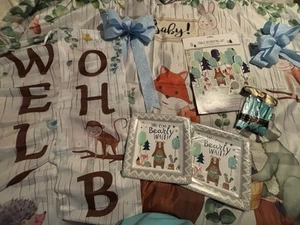 It’s A Boy Waldtiere Babyparty Party Banner, Türdeko, Teller, Posten - Bild 1 von 7