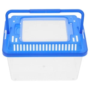 Portable Fish Tank with Lid Child Decorative Aquarium Aquatic Turtle Kit - Picture 1 of 12