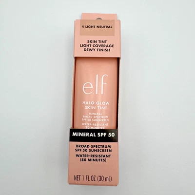 e.l.f. Halo Glow Skin Tint SPF 50, Tinted Moisturizer For Light, Buildable Co... - Image 1 of 4