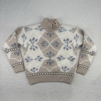 Suéter de Colección Lauren Hansen Lana Angora Mezcla de Conejo Cuello Alto Pequeño Pequeño Foto 1 de 4