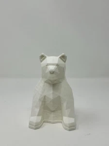 3D Printed Low Poly Bear Table Lamp, Night Light w/Single and Multi-Colored LED - Picture 1 of 5