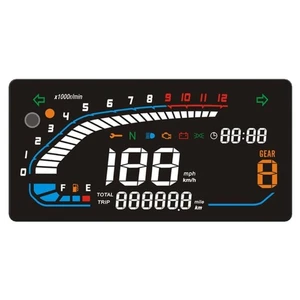 Shockproof LED Motorcycle Speedometer 12V Digital Display for CM125 CM150 CM250 - Picture 1 of 8