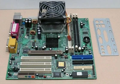 BIOSTAR M7VIG REV.1.2 SCHEDA MADRE, + CPU AMD ATHLON AX2000, DDR 400/1GB/RAM - Immagine 1 di 4