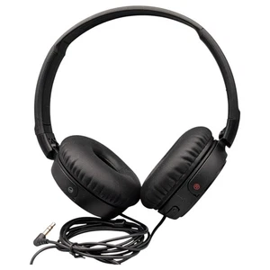 Sony Headphones Wired Noise Canceling Over Ear Lightweight Black MDR-ZX110NC - Picture 1 of 7