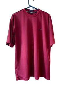 Nike Dri-Fit Standard RN#56323 Men's Red Crewneck Short Sleeve T-Shirt Size L - Picture 1 of 4
