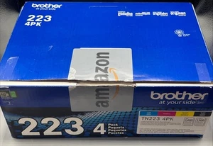Toner Brother a resa standard TN223 confezione da 4 (BK/C/M/Y) *Magenta aperto *BK/C/Y SIGILLATO - Foto 1 di 4