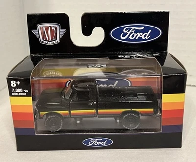 M2 MACHINES 1970 Ford F-100 Custom 4X4 Black R61 20-66 H26 Rare VHTF - Image 1 of 4