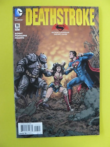 Deathstroke #16 - 2016 - VS Red Hood - Batman vs Superman Variant - NM- - DC