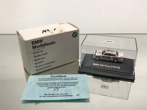 HERPA BMW E30 M3 DTM FINA #7 CECOTTO + AUTOGRAPH -1:87 H0- GOOD IN BOX - 309 - Imagen 1 de 8