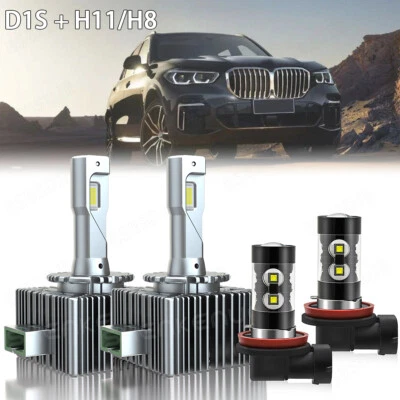Пара для BMW X5 2007-2016 2017 Faro LED blanco alto-bajo + luces antiniebla светодиод - Изображение 1 из 4