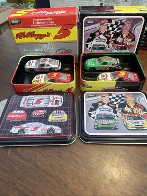 2 juegos de 2 autos de hojalata conmemorativa de coleccionista Revell Terry & Bobby Labonte 1:64 Foto 1 de 4